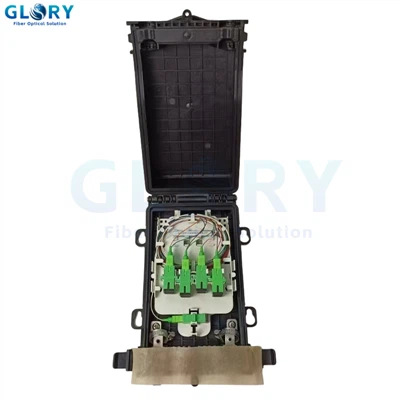 Fiberoptisk distributionslåda i plast